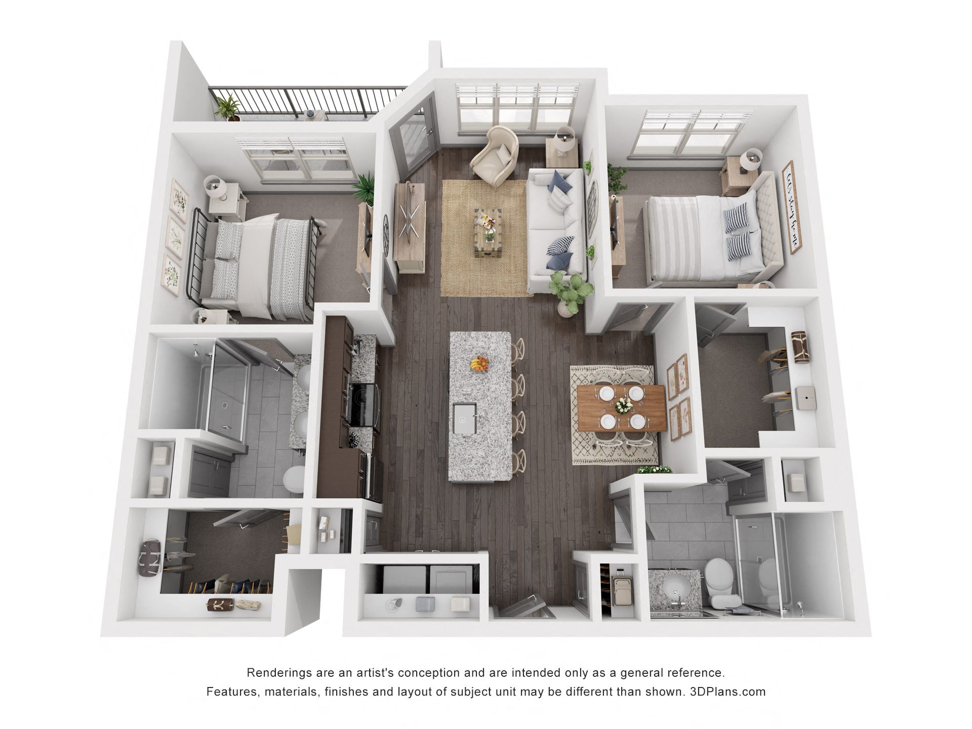 B1 Floor Plan at North Creek, Texas